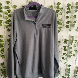 Adidas High Point University Lacrosse Quarter Zip